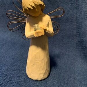 Willow Tree Angel of Healing 1999 Figurine - Cream Color 6”